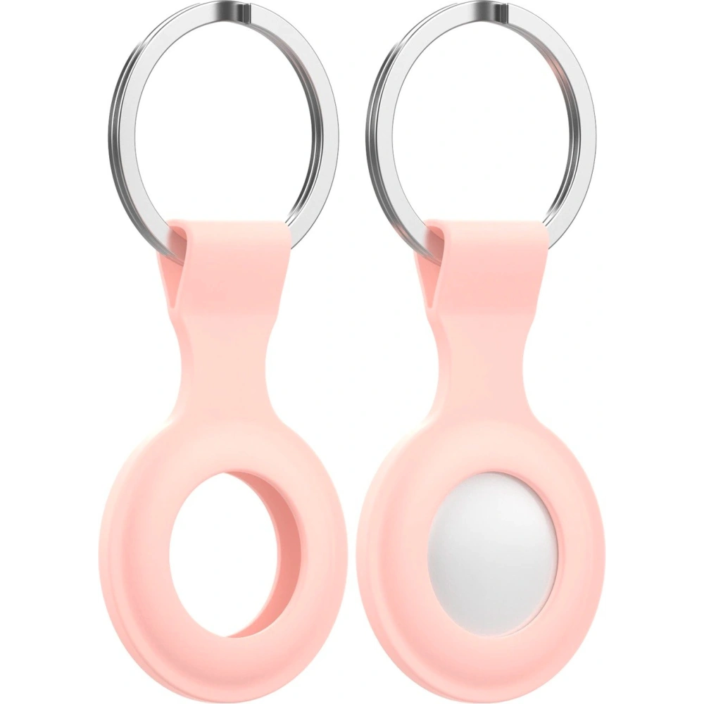 Etui z silikonu Loco Dot Silicone Apple AirTag Pink