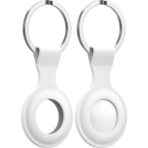 Silikon tok Loco Dot Silicone Apple AirTag Fehér