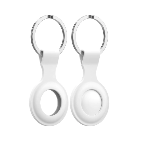 Kup Etui din silicon Loco Dot Silicone Apple AirTag Alb - LOC002WHT - {ean13} - Sklep Home Screen