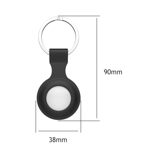 Kup Etui z silikonu Loco Dot Silicone Apple AirTag Black - LOC001BLK - {ean13} - Sklep Home Screen
