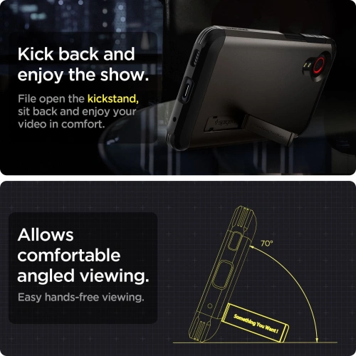 Buy Spigen Tough Armor Samsung Galaxy Xcover 5 Gunmetal - SPN1604GNM - {ean13} - Home Screen Store Europe