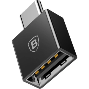 Adapter Baseus Exquisite USB-C do USB 2,4A (czarny)