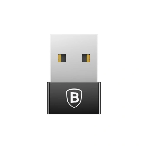 Kup Adapter Baseus Exquisite USB-C 2,4A-USB (fekete) - BSU1651BLK - {ean13} - Sklep Home Screen