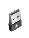Kup Adapter Baseus Exquisite USB-C 2,4A-USB (fekete) - BSU1651BLK - {ean13} - Sklep Home Screen