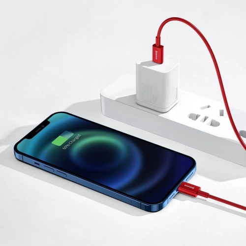 Kup Baseus USB-C zu Lightning Kabel Superior Series, 20W, PD, 2m (rot) - BSU2671RED - {ean13} - Sklep Home Screen