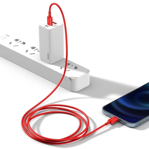 Kup Baseus USB-C zu Lightning Kabel Superior Series, 20W, PD, 2m (rot) - BSU2671RED - {ean13} - Sklep Home Screen