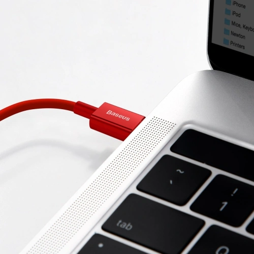 Kup Cablul USB-C la Lightning Baseus Superior Series, 20W, PD, 2m (roșu) - BSU2671RED - {ean13} - Sklep Home Screen