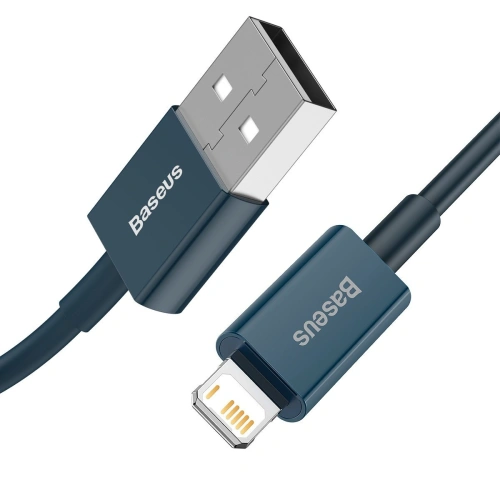 Kup Baseus USB-zu-Lightning-Kabel Superior Series, 2,4A, 1m (blau) - BSU2672BLU - {ean13} - Sklep Home Screen