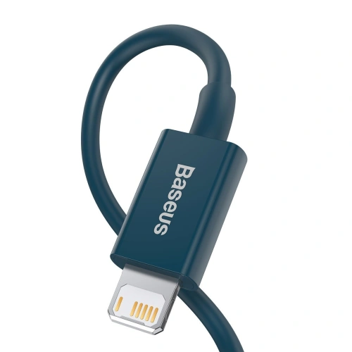Kup Cablul USB la Lightning Baseus Superior Series, 2.4A, 1m (albastru) - BSU2672BLU - {ean13} - Sklep Home Screen