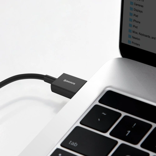 Kup Kabel USB do USB-C Baseus Superior Series, 66W, 2m (czarny) - BSU2674BLK - {ean13} - Sklep Home Screen