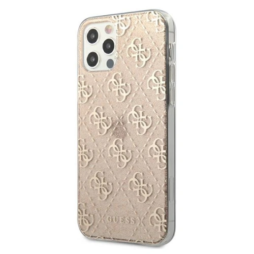 Kup Etui Guess GUHCP12LPCU4GLGO Apple iPhone 12 Pro Max zlatý/gold hard case 4G Glitter - GUE965GLD - {ean13} - Sklep Home Screen