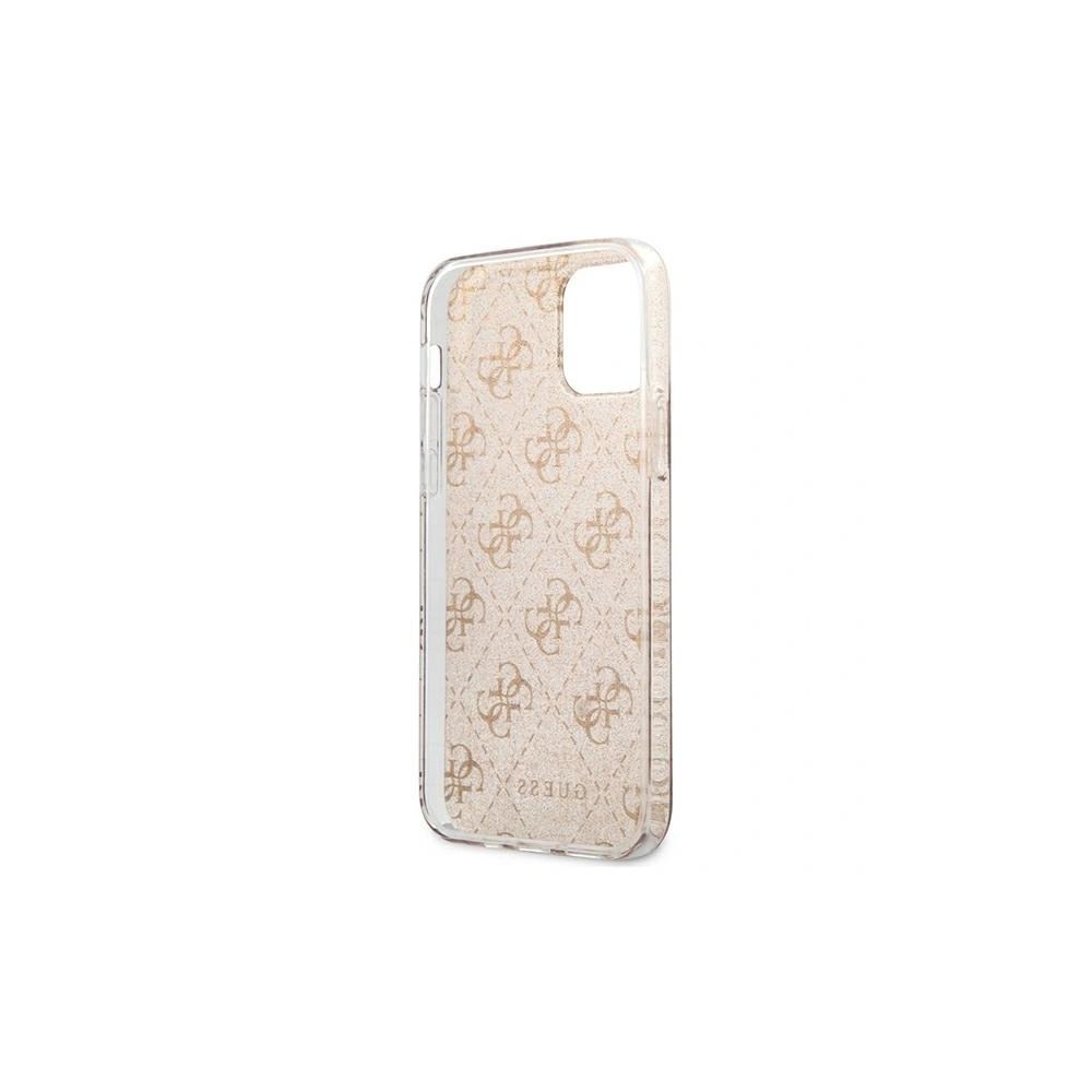 Etui Guess GUHCP12MPCU4GLGO Apple iPhone 12/12 Pro złoty/gold hard case 4G Glitter