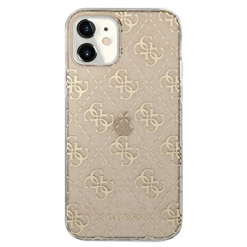 Kup Etui Guess GUHCP12SPCU4GLGO Apple iPhone 12 mini auriu/case tare 4G Glitter - GUE967GLD - {ean13} - Sklep Home Screen