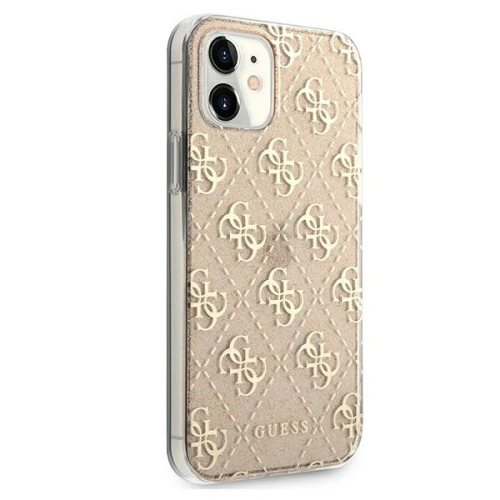 Kup Etui Guess GUHCP12SPCU4GLGO Apple iPhone 12 mini auriu/case tare 4G Glitter - GUE967GLD - {ean13} - Sklep Home Screen