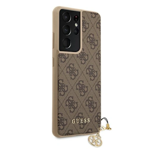 Kup Etui Guess GUHCS21LGF4GBR Samsung Galaxy S21 Ultra hnědý/brown hardcase 4G Charms Collection - GUE968BR - {ean13} - Sklep Home Screen