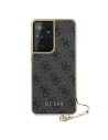Kup Etui Guess GUHCS21LGF4GGR Samsung Galaxy S21 Ultra szary/grey hardcase 4G Charms Collection - GUE969GRY - {ean13} - Sklep Home Screen