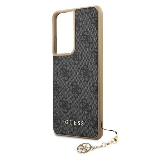 Kup Etui Guess GUHCS21LGF4GGR Samsung Galaxy S21 Ultra szary/grey hardcase 4G Charms Collection - GUE969GRY - {ean13} - Sklep Home Screen