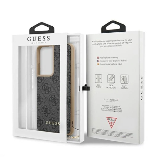 Kup Etui Guess GUHCS21LGF4GGR Samsung Galaxy S21 Ultra szary/grey hardcase 4G Charms Collection - GUE969GRY - {ean13} - Sklep Home Screen