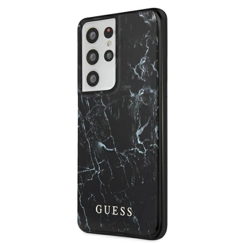 Kup Etui Guess GUHCS21LPCUMABK Samsung Galaxy S21 Ultra negru/black hardcase Marble - GUE970BLK - {ean13} - Sklep Home Screen
