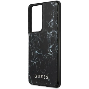 Buy Guess GUHCS21LPCUMABK Samsung Galaxy S21 Ultra black hardcase Marble - GUE970BLK - {ean13} - Home Screen Store Europe