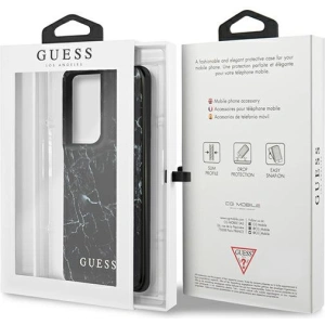 Buy Guess GUHCS21LPCUMABK Samsung Galaxy S21 Ultra black hardcase Marble - GUE970BLK - {ean13} - Home Screen Store Europe