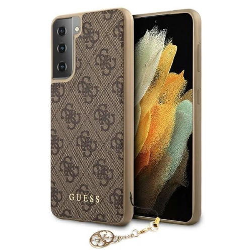 Kup Etui Guess GUHCS21MGF4GBR Samsung Galaxy S21+ Plus barna/brown hardcase 4G Charms Collection - GUE971BR - {ean13} - Sklep Home Screen