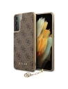 Kup Etui Guess GUHCS21MGF4GBR Samsung Galaxy S21+ Plus brązowy/brown hardcase 4G Charms Collection - GUE971BR - {ean13} - Sklep Home Screen