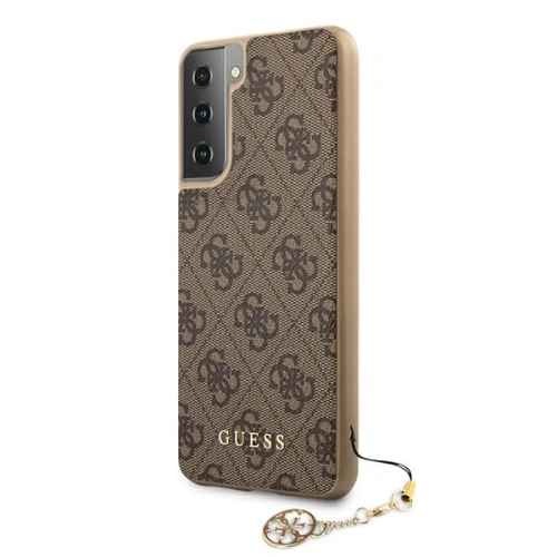 Kup Etui Guess GUHCS21MGF4GBR Samsung Galaxy S21+ Plus brązowy/brown hardcase 4G Charms Collection - GUE971BR - {ean13} - Sklep Home Screen