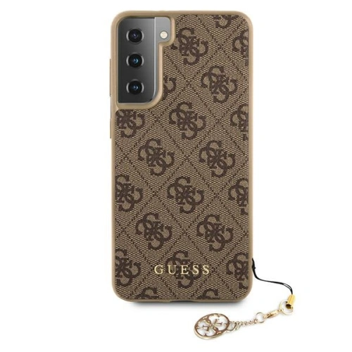 Kup Etui Guess GUHCS21MGF4GBR Samsung Galaxy S21+ Plus brązowy/brown hardcase 4G Charms Collection - GUE971BR - {ean13} - Sklep Home Screen
