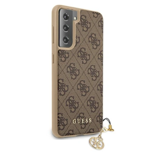 Kup Etui Guess GUHCS21MGF4GBR Samsung Galaxy S21+ Plus brązowy/brown hardcase 4G Charms Collection - GUE971BR - {ean13} - Sklep Home Screen