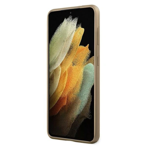 Kup Etui Guess GUHCS21MGF4GBR Samsung Galaxy S21+ Plus brązowy/brown hardcase 4G Charms Collection - GUE971BR - {ean13} - Sklep Home Screen