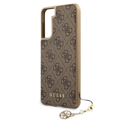 Kup Etui Guess GUHCS21MGF4GBR Samsung Galaxy S21+ Plus brązowy/brown hardcase 4G Charms Collection - GUE971BR - {ean13} - Sklep Home Screen