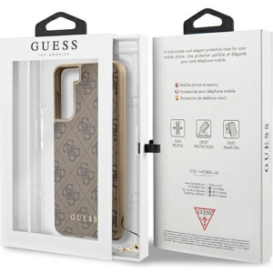 Kup Etui Guess GUHCS21MGF4GBR Samsung Galaxy S21+ Plus brązowy/brown hardcase 4G Charms Collection - GUE971BR - {ean13} - Sklep Home Screen