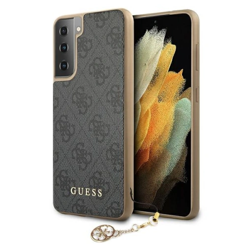 Kup Guess Samsung Tasche GUHCS21MGF4GGR Galaxy S21+ Plus grau/grau Hartschale 4G Charms Collection - GUE972GRY - {ean13} - Sklep Home Screen