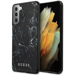 Kup Etui Guess GUHCS21MPCUMABK Samsung Galaxy S21+ Plus czarny/black hardcase Marble - GUE973BLK - {ean13} - Sklep Home Screen