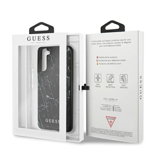 Kup Etui Guess GUHCS21MPCUMABK Samsung Galaxy S21+ Plus negru/black hardcase Marble - GUE973BLK - {ean13} - Sklep Home Screen