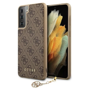 Kup Etui Guess GUHCS21SGF4GBR Samsung Galaxy S21 maro/brown hardcase 4G Charms Collection - GUE975BR - {ean13} - Sklep Home Screen