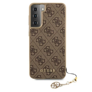 Kup Etui Guess GUHCS21SGF4GBR Samsung Galaxy S21 maro/brown hardcase 4G Charms Collection - GUE975BR - {ean13} - Sklep Home Screen