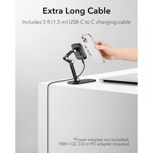 Kup Uchycení s bezdrátovou nabíječkou ESR Halolock Magnetic MagSafe Nastavitelný Bezdrátový Nabíjecí Stojan Černý - ESR308BLK - {ean13} - Sklep Home Screen