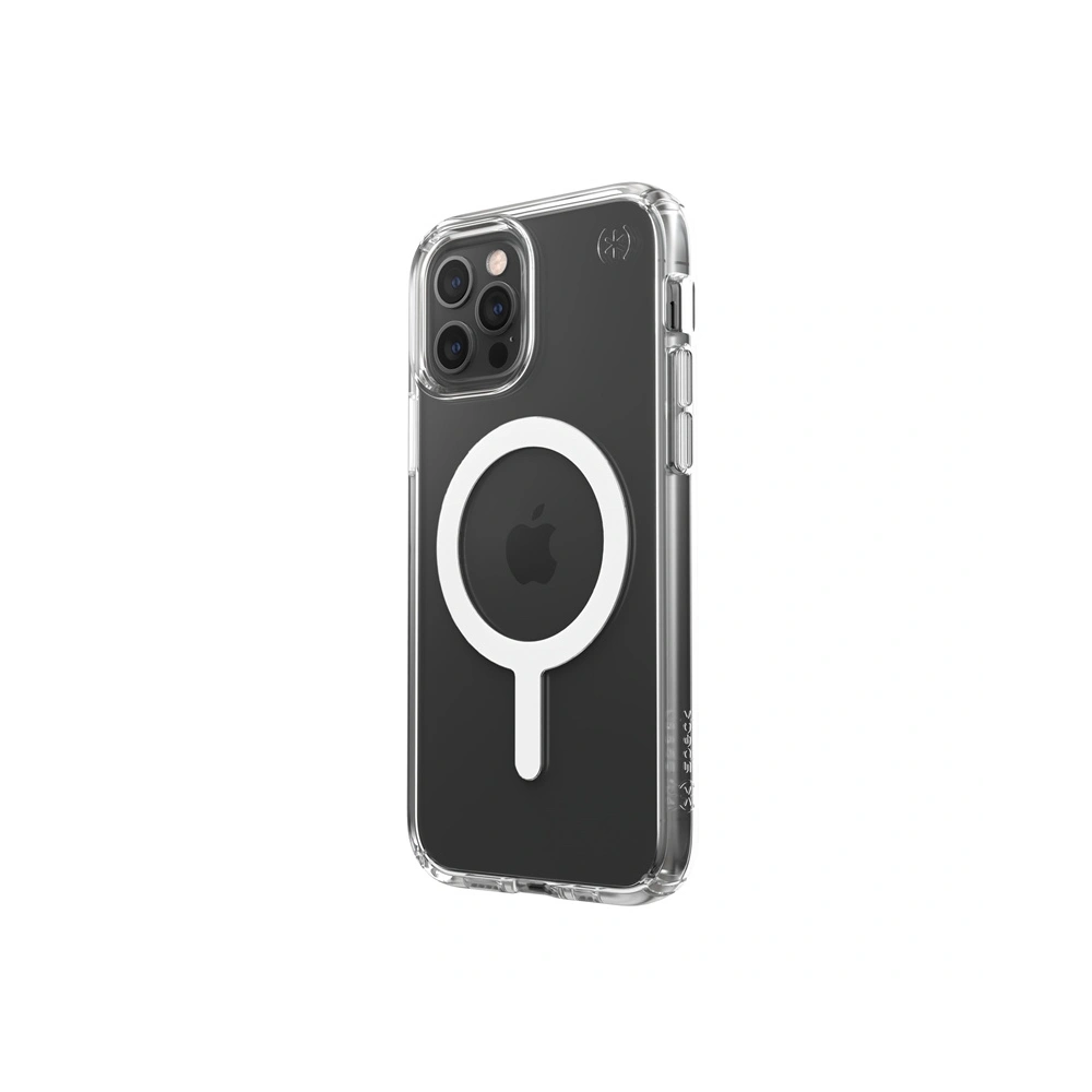Etui Speck Presidio Perfect Clear + Magsafe Apple iPhone 12/12 Pro z powłoką MICROBAN (Clear)