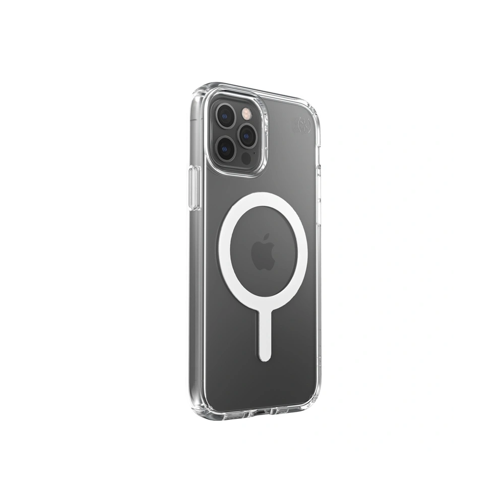 Etui Speck Presidio Perfect Clear + Magsafe Apple iPhone 12/12 Pro z powłoką MICROBAN (Clear)