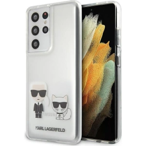 Buy Karl Lagerfeld KLHCS21LCKTR Samsung Galaxy S21 Ultra hardcase Transparent Karl & Choupette - KLD478CL - {ean13} - Home Screen Store Europe