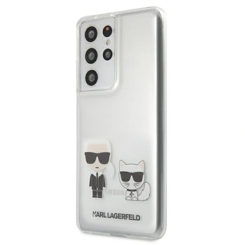 Buy Karl Lagerfeld KLHCS21LCKTR Samsung Galaxy S21 Ultra hardcase Transparent Karl & Choupette - KLD478CL - {ean13} - Home Screen Store Europe