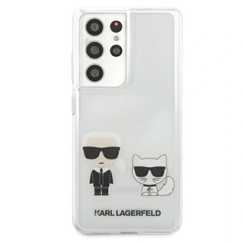 Buy Karl Lagerfeld KLHCS21LCKTR Samsung Galaxy S21 Ultra hardcase Transparent Karl & Choupette - KLD478CL - {ean13} - Home Screen Store Europe