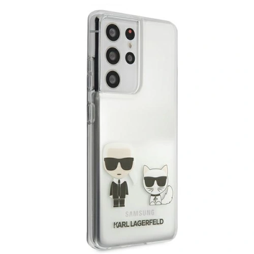 Buy Karl Lagerfeld KLHCS21LCKTR Samsung Galaxy S21 Ultra hardcase Transparent Karl & Choupette - KLD478CL - {ean13} - Home Screen Store Europe