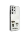 Buy Karl Lagerfeld KLHCS21LCKTR Samsung Galaxy S21 Ultra hardcase Transparent Karl & Choupette - KLD478CL - {ean13} - Home Screen Store Europe