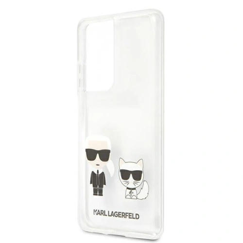 Buy Karl Lagerfeld KLHCS21LCKTR Samsung Galaxy S21 Ultra hardcase Transparent Karl & Choupette - KLD478CL - {ean13} - Home Screen Store Europe