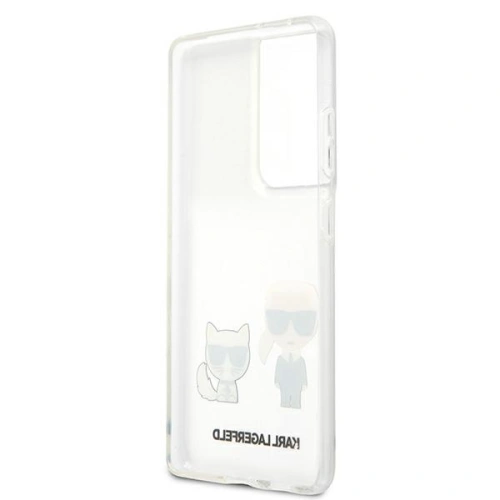 Buy Karl Lagerfeld KLHCS21LCKTR Samsung Galaxy S21 Ultra hardcase Transparent Karl & Choupette - KLD478CL - {ean13} - Home Screen Store Europe