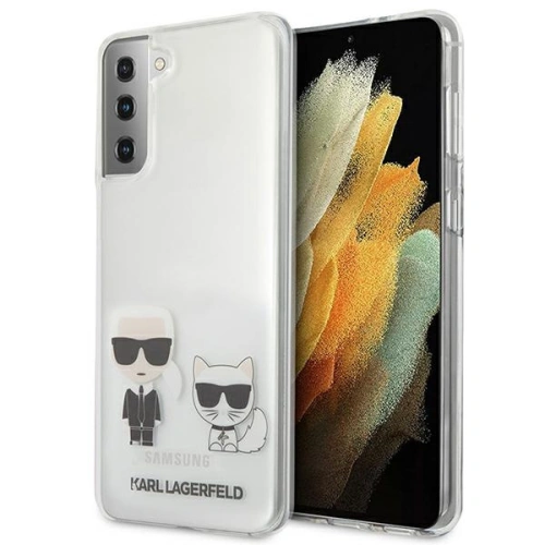 Buy Karl Lagerfeld KLHCS21MCKTR Samsung Galaxy S21+ Plus hardcase Transparent Karl & Choupette - KLD479CL - {ean13} - Home Screen Store Europe