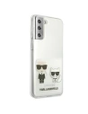 Kup Etui Karl Lagerfeld KLHCS21MCKTR Samsung Galaxy S21+ Plus tvrdý obal Transparentní Karl & Choupette - KLD479CL - {ean13} - Sklep Home Screen
